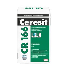 Гидроизоляционная эластичная масса Ceresit CR 166 компонент А 24 кг