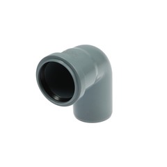 Отвод Флекстрон d50 мм 90° пластиковый для внутренней канализации