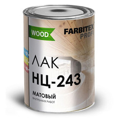 Лак Farbitex Профи Wood НЦ-243 матовый 1,7 л