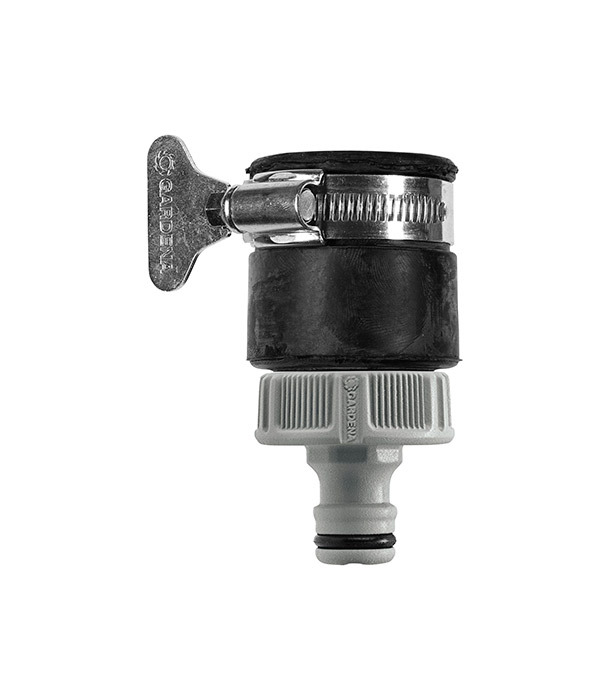 Соединитель для подключения шланга с краном Gardena (02907-20) пластиковый 3/4" без резьбы