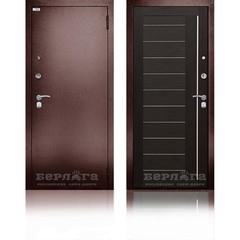 Дверь металлическая Берлога Диана 2050х970 мм цвет вельвет левая
