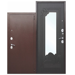 Дверь металлическая Ampir венге правая 960х2050 мм