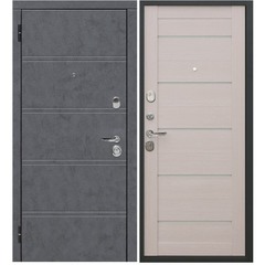 Дверь металлическая Марсель лиственница беж Царга левая 860х2050 мм