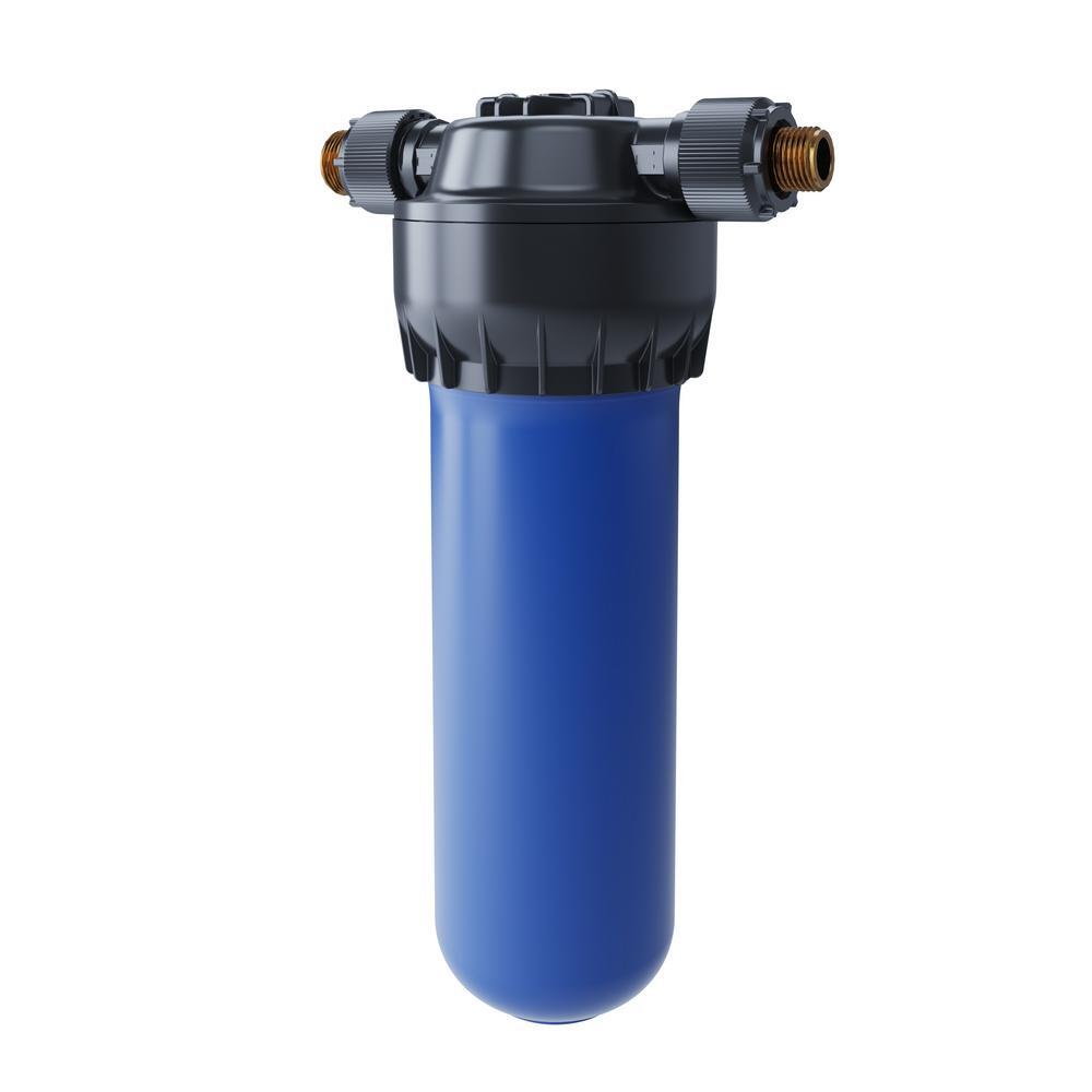 фото Корпус фильтра аквафор для холодной воды пластик 10sl 3/4 нр(ш) х 3/4 нр(ш) синий
