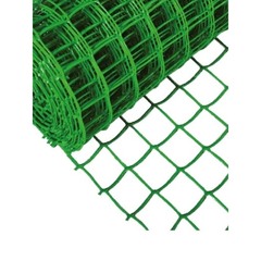 Сетка пластиковая заборная 1х20 м зеленая ячейка 50х50 мм