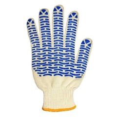 Перчатки нейлоновые Praktische Home G-109-2, полиуретановый облив, белые