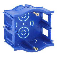Коробка установочная Эра 68х48 мм бетон промежуточная синяя IP20 Б0039186