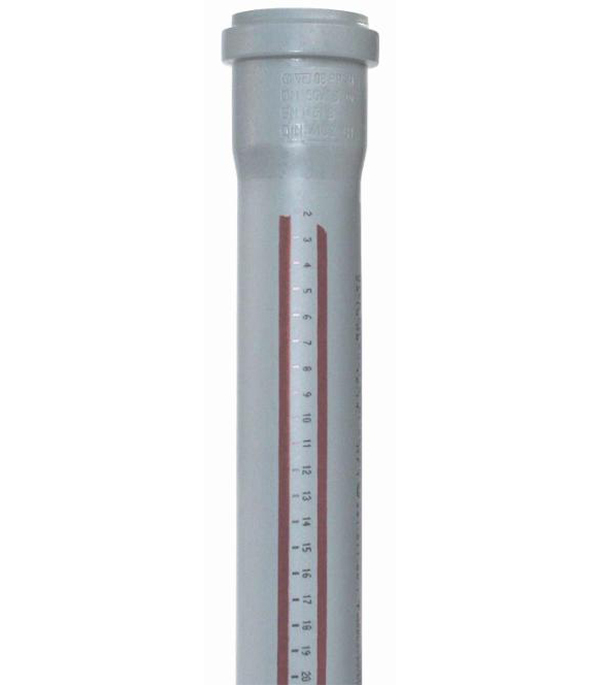 Труба канализационная Ostendorf HTEM d40x250 мм пластиковая для внутренней канализации (111010)