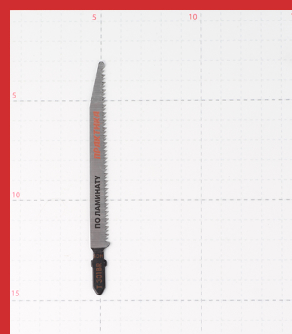 Пилки для лобзика Практика T301BR (649-202) по ламинату L91 мм чистый рез (2 шт.) Вид№3