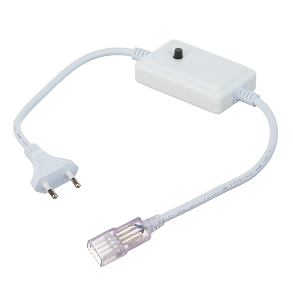 Шнур питания для светодиодной ленты SMD 5050 RGB А06 220 В IP65 с контроллером Navigator (14524) коннектор для св ленты apeyron 10мм 5050 rgb 1 клипса
