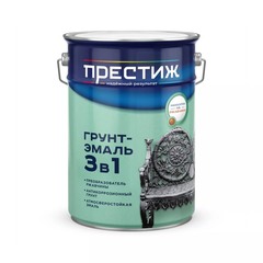 Грунт-эмаль 3в1 Престиж белая 5 кг