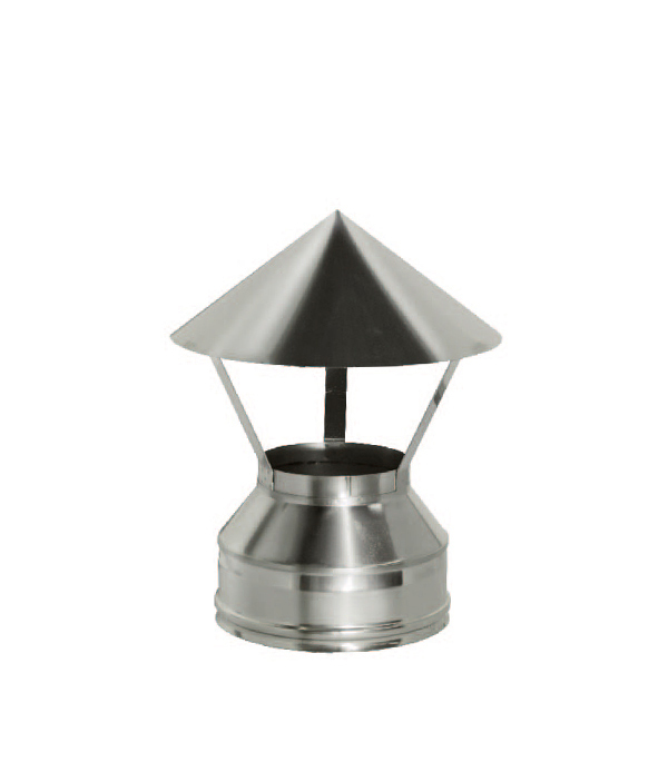 Зонт Дымок d150х230 мм на трубу с изоляцией AISI 439 дефлектор дымок d120х200 мм на трубу с изоляцией aisi 439