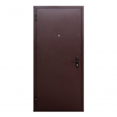 Дверь металлическая Стройгост 5 960х2050 мм рустикальный дуб левая