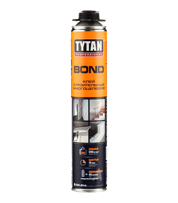 Клей строительный многоцелевой профессиональный Tytan Bond 750 мл ферпласт комплект изоляционных панелей для будки dogvilla 70