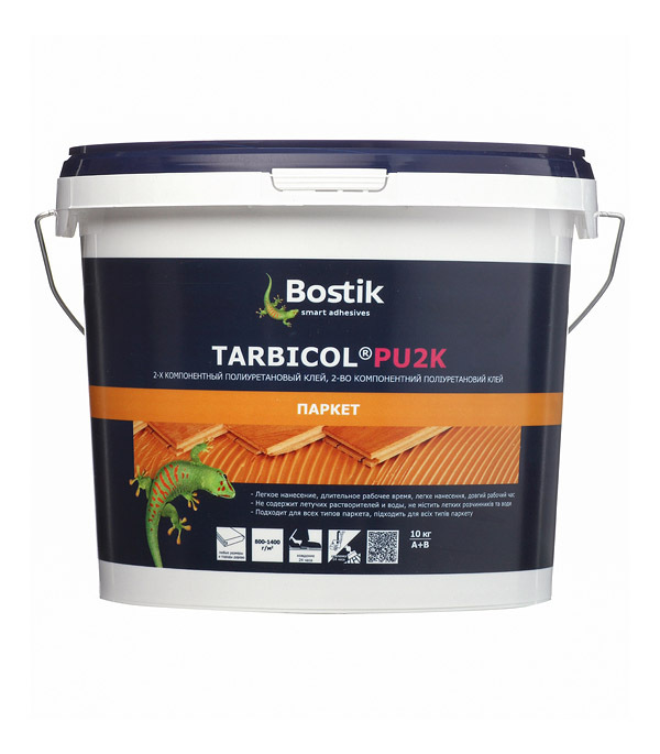 клей гибридный для многослойного паркета bostik tarbicol kph 14 кг Клей для паркета Bostik Tarbicol PU 2K 10 кг