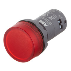 Лампа сигнальная ABB 230BCL-523R (1SFA619403R5231) 220 В 1 А тип AC на дверцу щита красная
