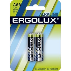 Батарейка Ergolux LR03 Alkaline BL-2 1,5 В