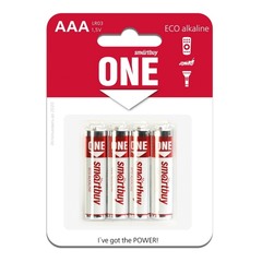 Батарейка Smartbuy ONE LR03-4B ААА алкалиновая 48-480 SOBA-3A04B-Eco