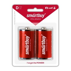Батарейка Smartbuy LR20-2B алкалиновая 12-96 SBBA-D02B