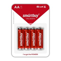 Батарейка Smartbuy LR6-4B АА алкалиновая 48-480 SBBA-2A04B