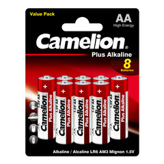 Батарейка Camelion LR6 Plus Alkaline BL-8 LR6-BP 8,1,5 (8 шт.) 14133