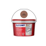 Затирка цементная эластичная Plitonit Colorit Premium темно-коричневая 2 кг