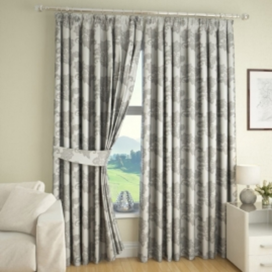 Штора портьерная DDA селена жаккард серебро 200x260 см J 505-01 ...