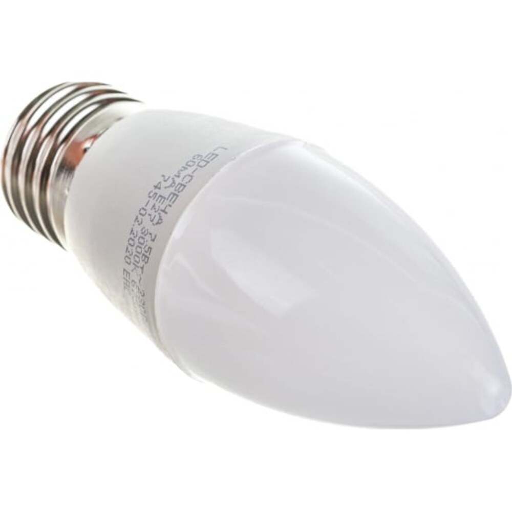 АСД Лампа светодиод. LED-СВЕЧА-standart 7,5Вт 160-260В Е27 3000К (3948 ...