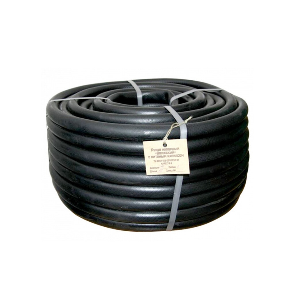 Шланг поливочный "ВОЛЖСКИЙ" РЕЗИНОВЫЙ армированный, 3,0 мм, D 18мм, 25м ...