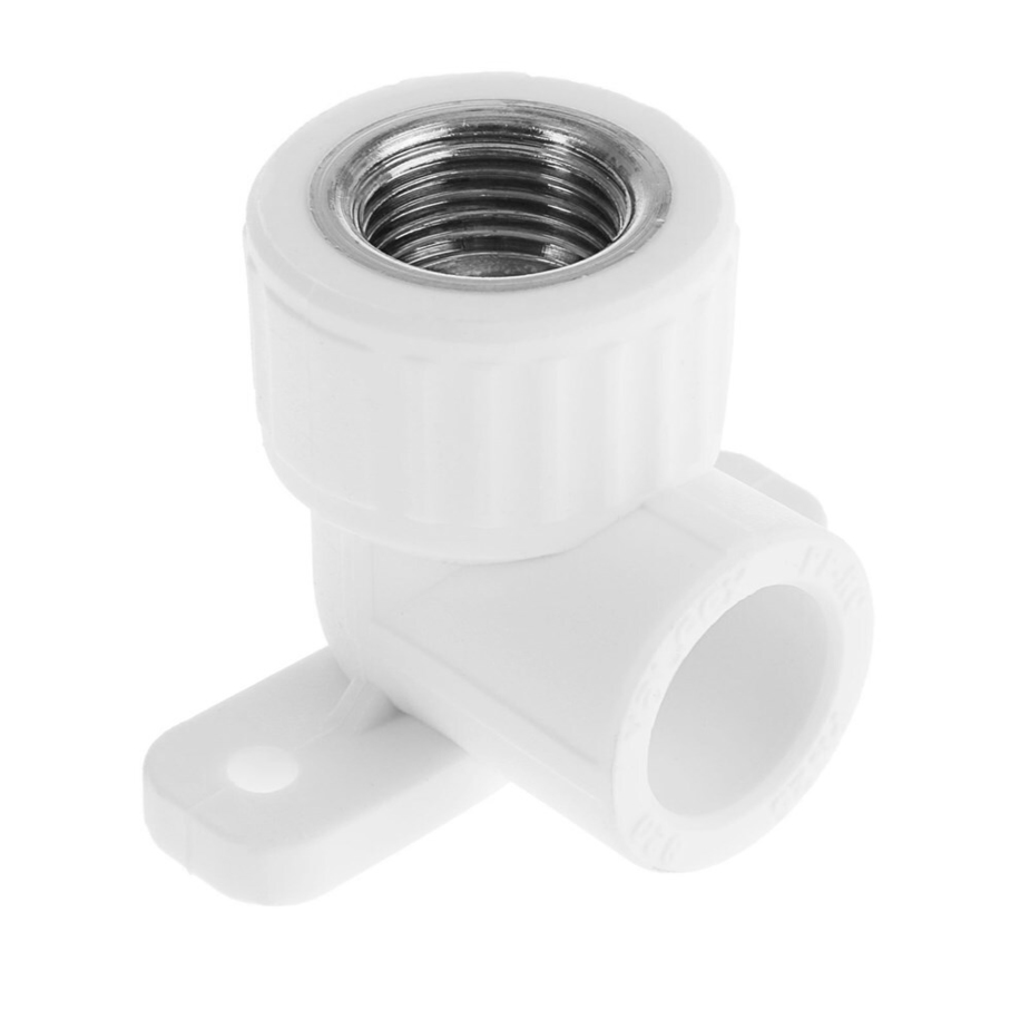 Угольник PP-R, с креплением, внутренняя резьба, 20ммх1/2\", (шт ...