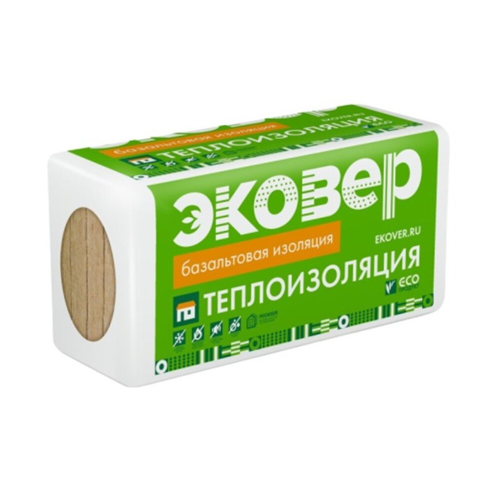 Минеральная плита Эковер Экофасад 110 1000х600х50 мм (8 шт) — купить в ...