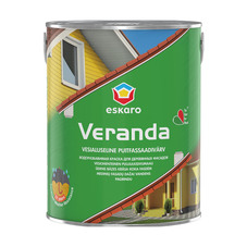 Краска для деревянных фасадов Eskaro Veranda белая основа A 2,85 л