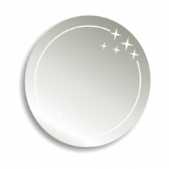 Зеркало для ванны звезда d580 мм