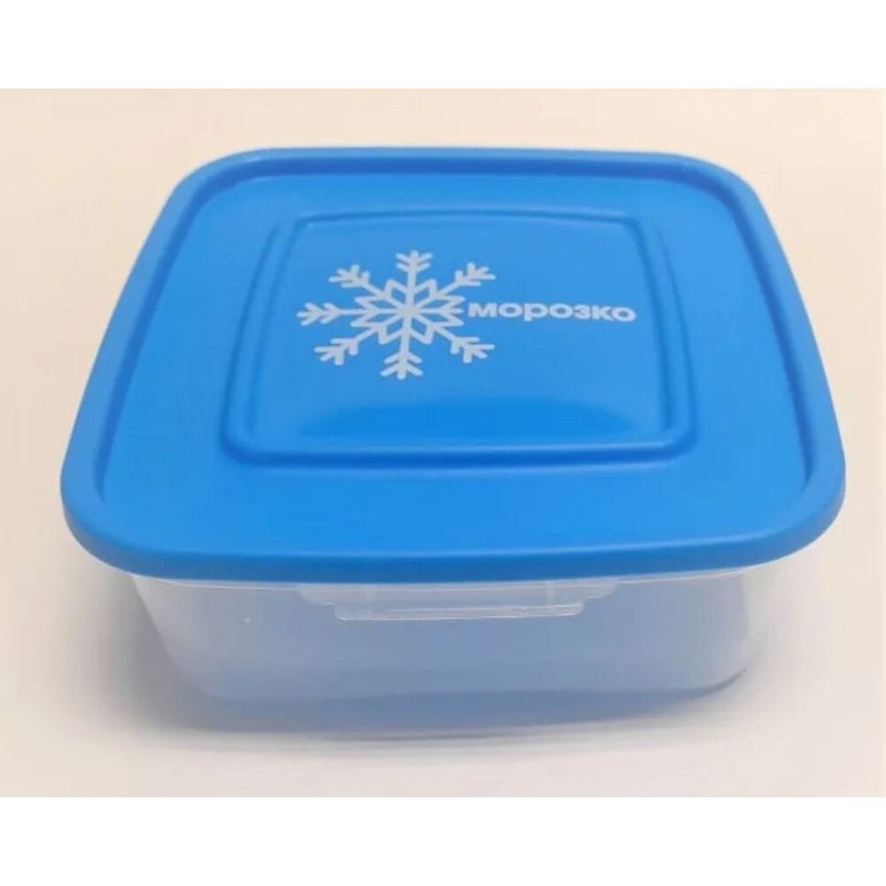 Контейнер для заморозки 1,7л (голубой) (уп.18)м8511. Морозко контейнер для замораживания. Пластиковый контейнер для заморозки воды.