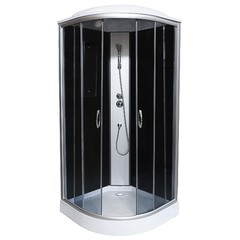 Кабина душевая Faro 440 90х90х220 стекло серое без электрики