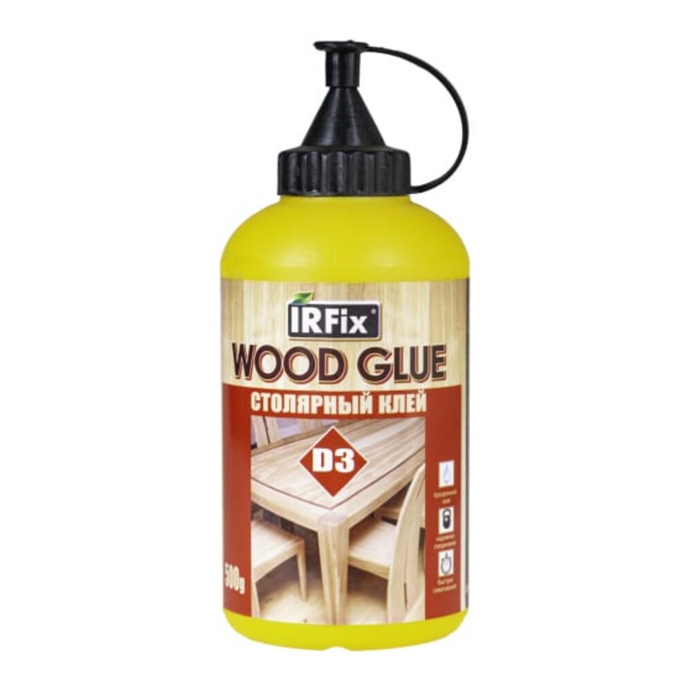 Клей столярный WOOD GLUE молочный 500гр IRFIX — купить в Москве: цены ...