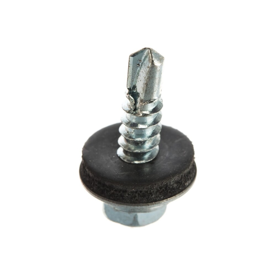 Саморезы по металлу с буром Daxmer 4,8х19 мм RAL 6002 400 шт — купить в ...