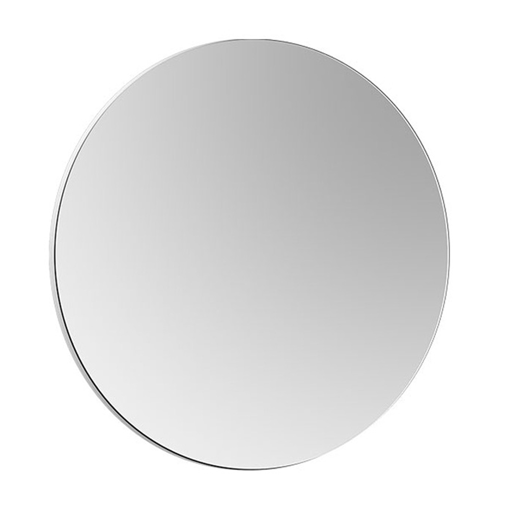 фото Зеркало belux триумф 805 мм круглое с подсветкой белое с сенсорным выключателем