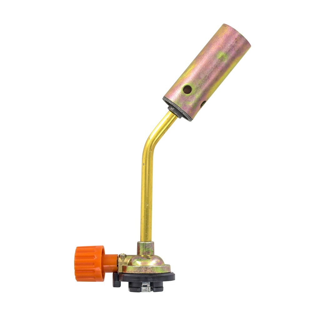 Горелка газовая на бутановый баллон, сталь, латунь, ABS-пластик, пламя ...