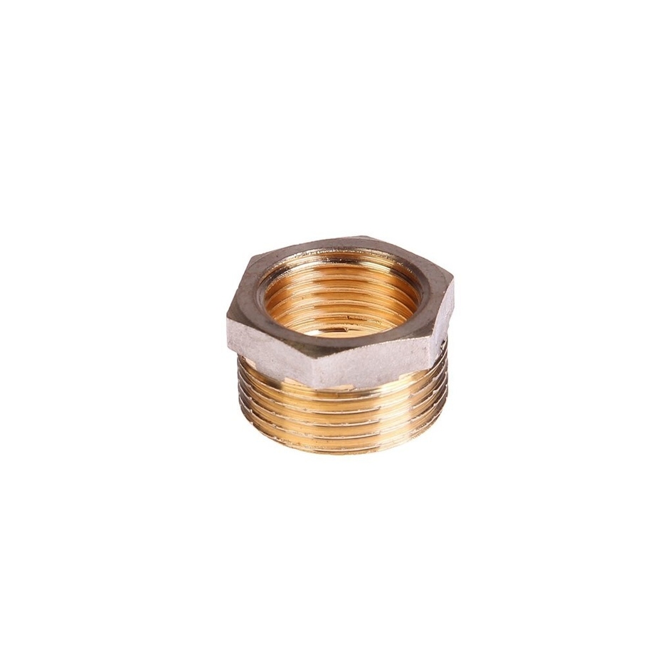 Футорка латунная, переходная, внутренняя резьба, 1/2\"x3/8\", (шт ...