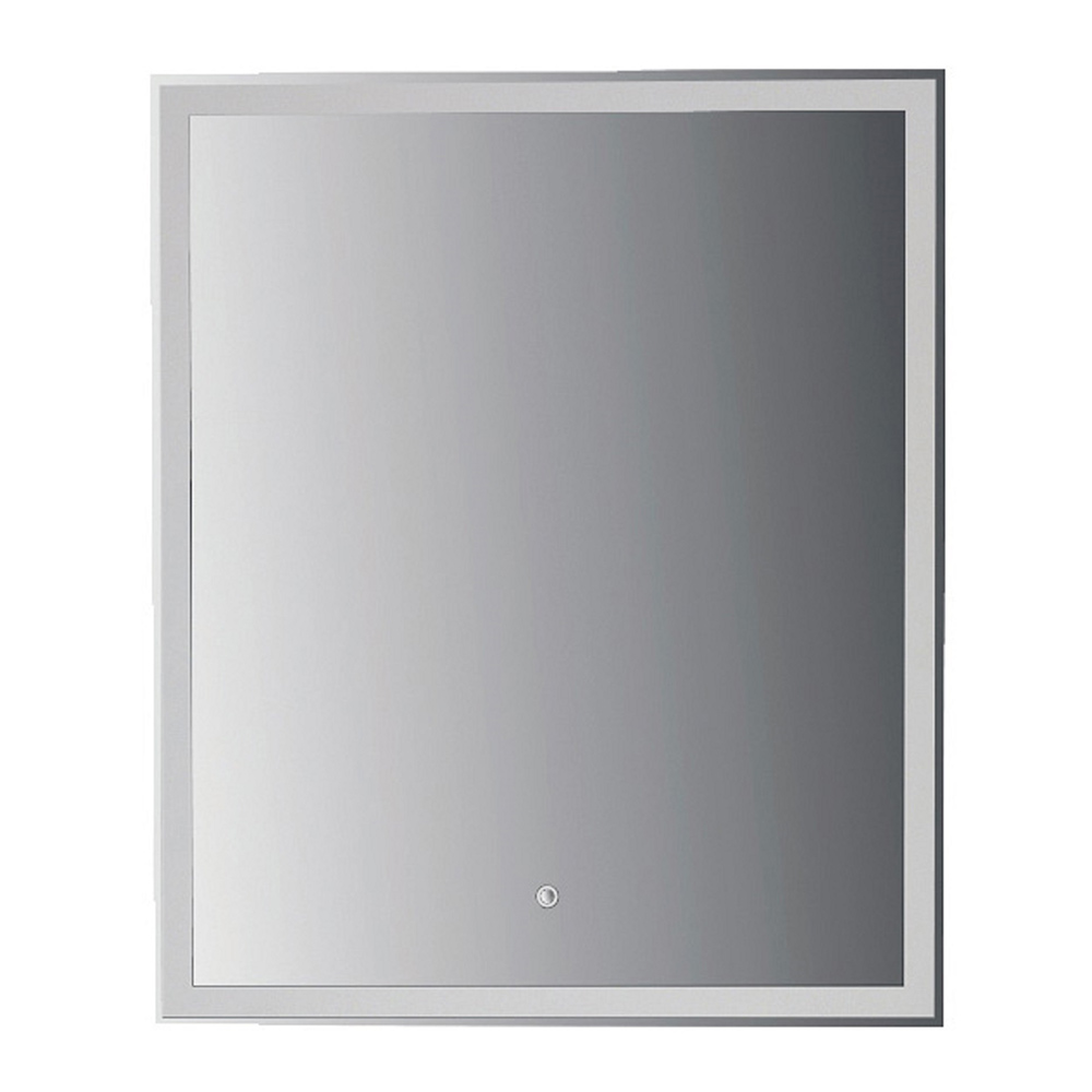 фото Зеркало асб-мебель диана 710х850 мм с подсветкой белое с сенсорным выключателем