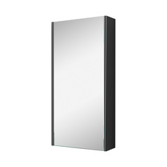 Зеркальный шкаф Velvex Klaufs 400 мм черный