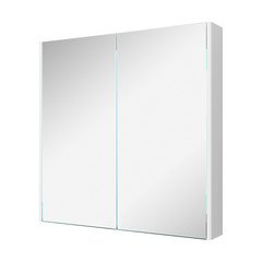 Зеркальный шкаф Velvex Klaufs 800 мм белый