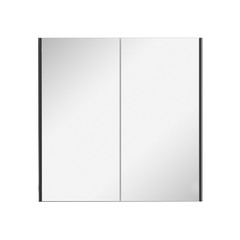 Зеркальный шкаф Velvex Klaufs 800 мм черный