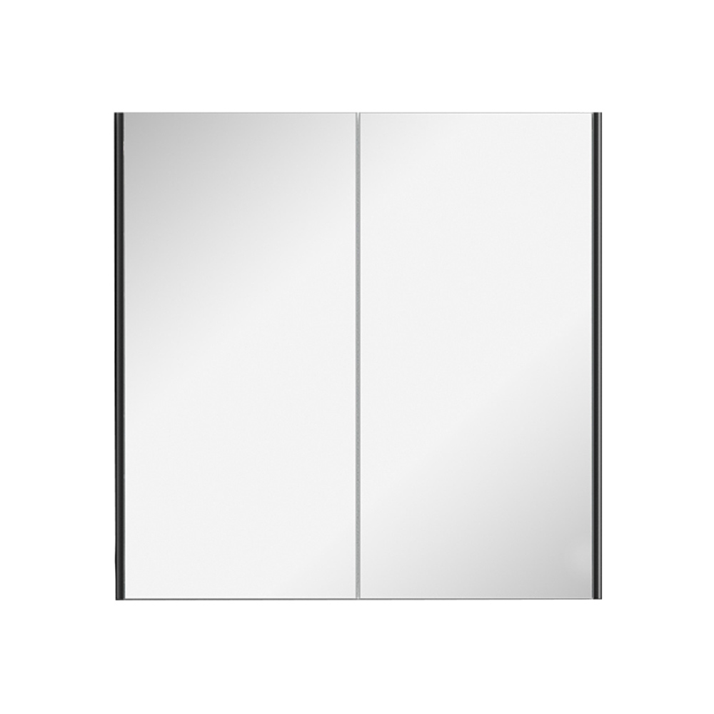 фото Зеркальный шкаф velvex klaufs 800 мм черный
