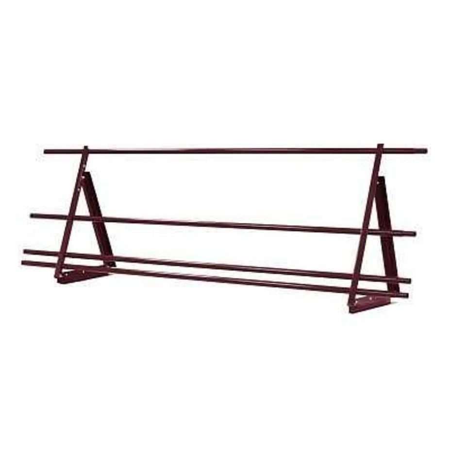 Ограждение кровельное со снегозадержателем Оптима H120 см 2 м винно ...