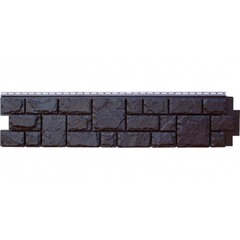 Панель фасадная Grand Line Яфасад Екатерининский камень 1407х327 мм уголь