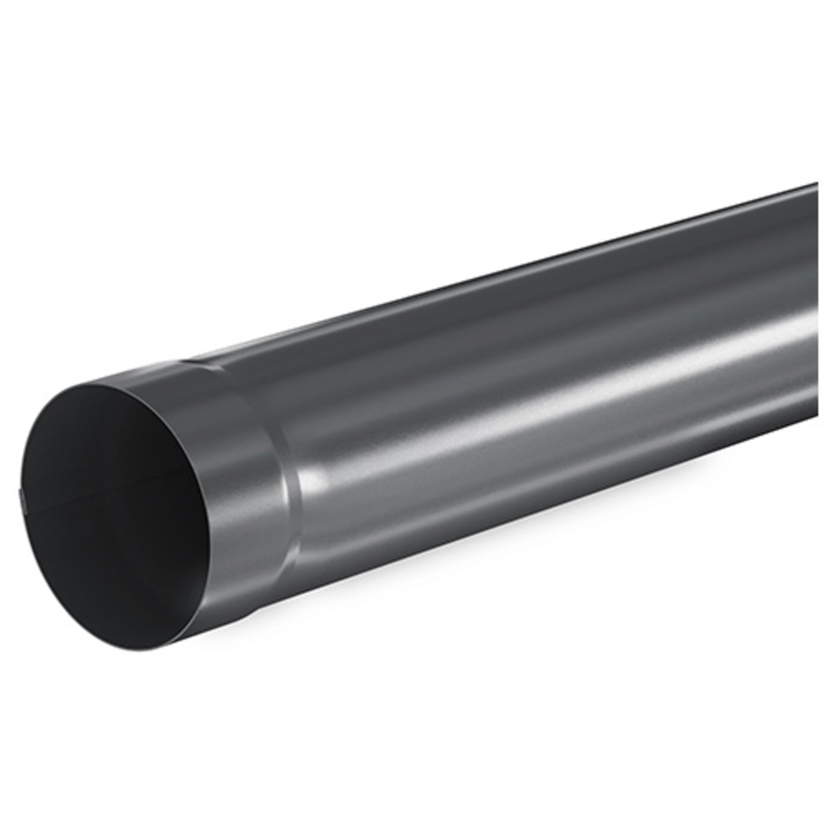 Труба водосточная Аквасистем металлическая d150/100 мм 1 м RR 23 ...