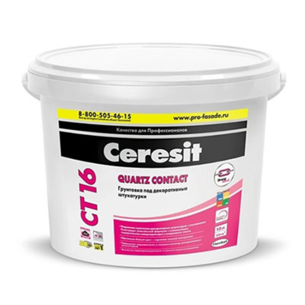 Грунт Ceresit CT16 под декоративную штукатурку Florida 6 10 л — купить ...
