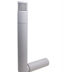 Дефлектор цокольный Vilpe Ross d200 мм светло-серый
